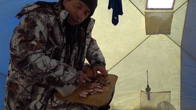 Ловля окуня в декабре . Рыбалка на р.Ишим . смотреть онлайн