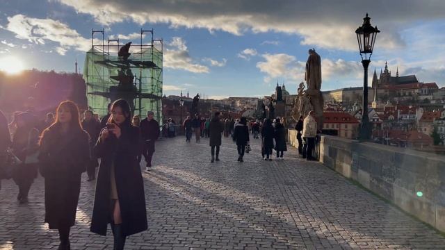 Sunset Walking Tour In Prague: From Old Town Square To Charles Bridge ?? Czech Republic 4K HDR