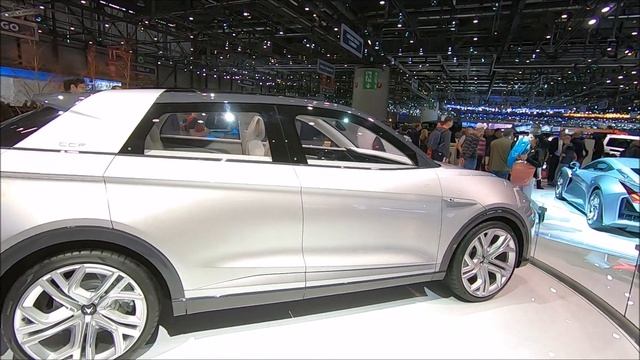 ARCFOX ECF FULL ELECTRIC SUV CONCEPT CAR 2020 WALKAROUND смотреть онлайн