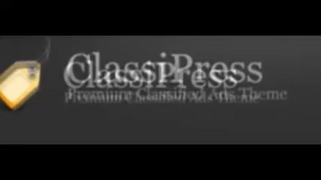 WordPress Themes: ClassiPress 3.5.8 смотреть онлайн