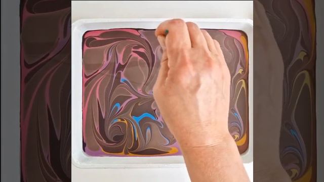 Ракета рисование на воде в технике эбру смотреть онлайн