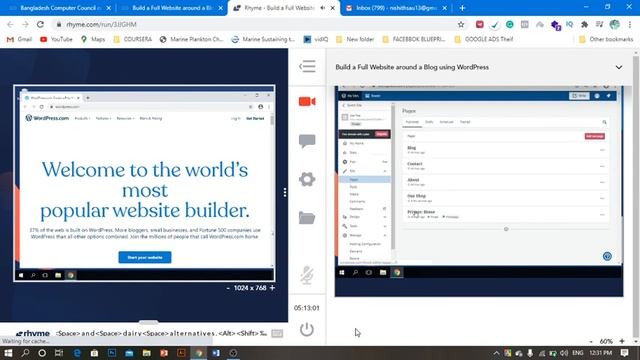 Build a Full Website using WordPress | Coursera Project смотреть онлайн
