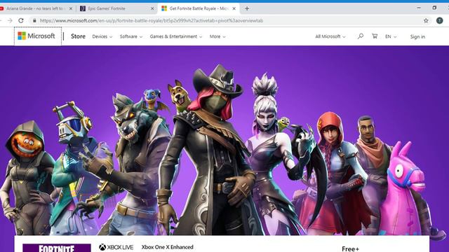 Get Fortnite Battle Royale Microsoft Store Google Chrome 10 10 2018 17 00 13 смотреть онлайн