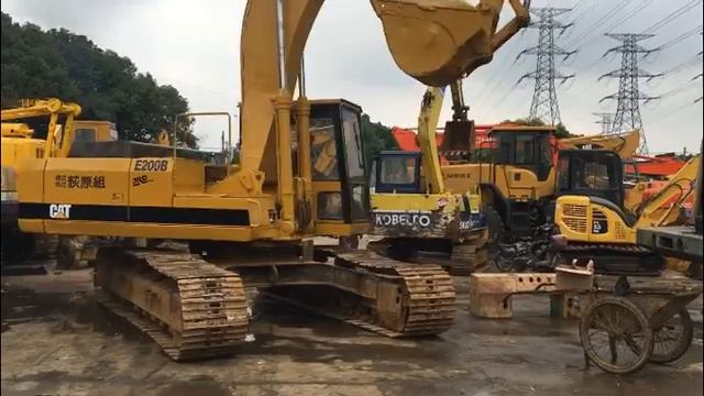 used Caterpillar E200B excavator for sale in Bangladesh; cheap CAT E200B excavator смотреть онлайн