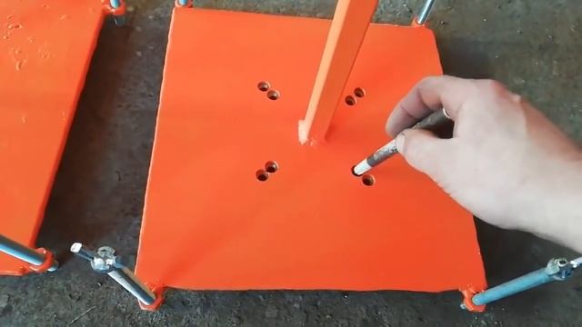 Навес волновой формы- собираем фермы и монтируем конструкцию. смотреть онлайн