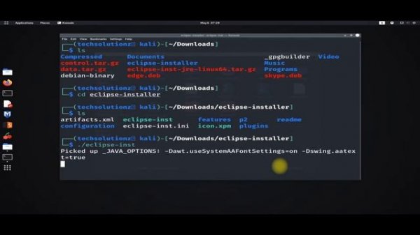 How to Install Eclipse IDE on Kali Linux 2021.1 | Eclipse IDE on Linux | Eclipse IDE Java C++ HTML