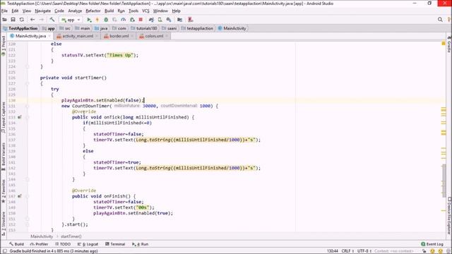 Brain Trainer Application in Android | Part 8 | Java Coding + App Demo смотреть онлайн