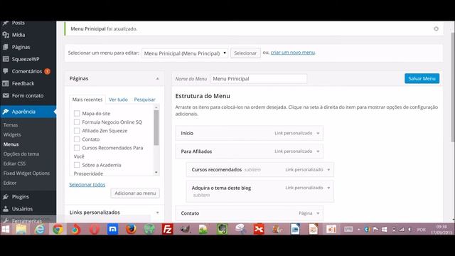 Como fazer submenu WordPress em menos de 3 minutos смотреть онлайн