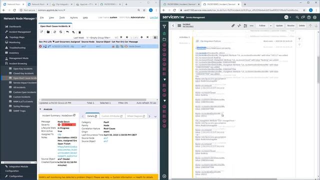 Integration Micro Focus Network Node Manager (NNMi) - ServiceNow смотреть онлайн