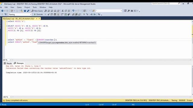 CONCAT in sql server | [string Function] | CONCAT_WS | SQL Server Tutorial and learning SQL in 202 смотреть онлайн