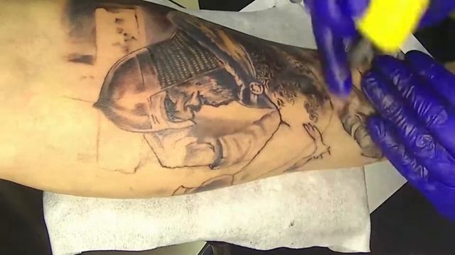 Tattoo time lapse - Воин смотреть онлайн