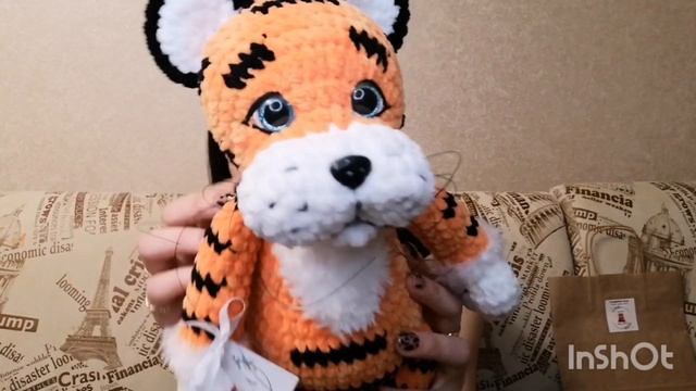 Игрушки из плюшевой пряжи. Упаковка игрушек. смотреть онлайн