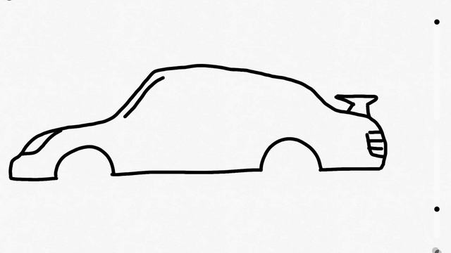Учимся рисовать #5. Рисуем спортивный автомобиль Porsche 911 | Рисовалка для детей смотреть онлайн