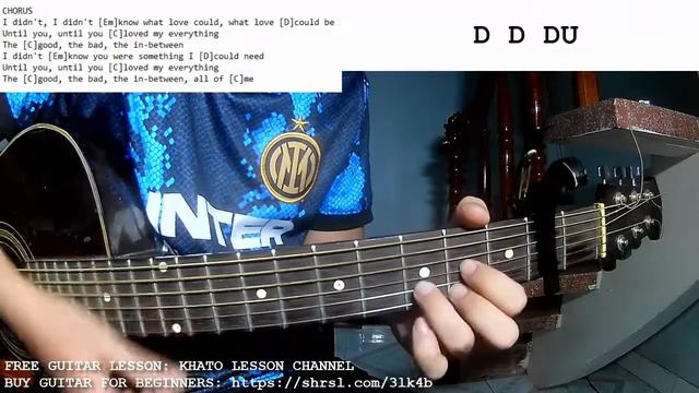 Sofia Carson - I Didn't Know | Guitar Tutorial смотреть онлайн