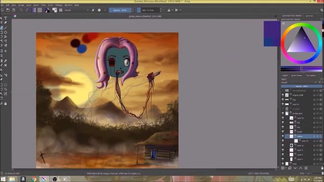 Digimon Halloween Fan Art: Zombie Mimi Tachikawa Speed Paint смотреть онлайн