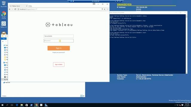 Tableau Server | Trouble Shooting Server Won't Start Can't Login (Repository stuck on 'Setting Up') смотреть онлайн