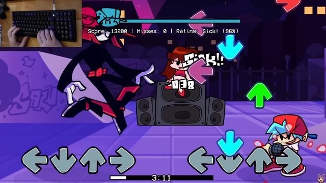 Rhythm Game Veteran vs. Arizona, Trainer Red, Hotline 024 & a Fax Machine (Friday Night Funkin Mods смотреть онлайн