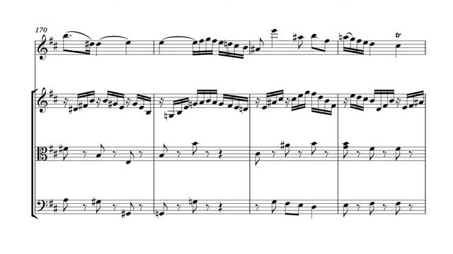 Mozart Flute Quartet in D with accompaniment смотреть онлайн