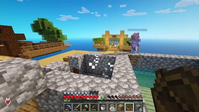 Minecraft but with ONE BLOCK!!! ft. LDShadowLady (Episode 4) MINECRAFT 1.19 смотреть онлайн