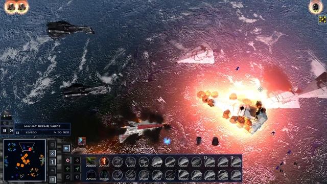 Битва за Верфи Куата между Синдикатом и Империей в Star Wars: Empire at War Remake mod смотреть онлайн