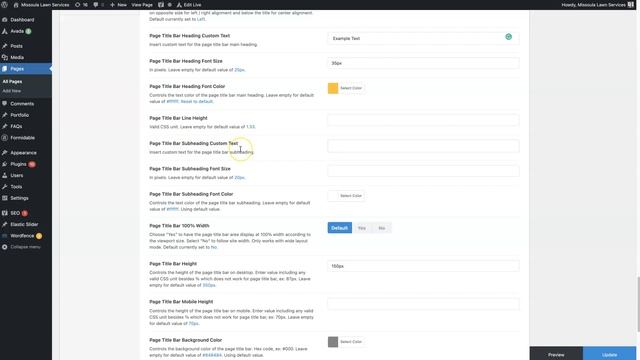 Avada Page Title Bar Setup & Styling смотреть онлайн