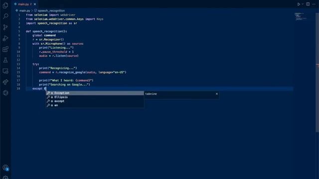 How to Make a Google Searcher with Speech Recognition and Selenium | Not so Pro python Tutorials смотреть онлайн
