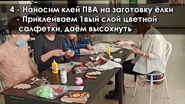 Амурск. Дворец культуры. АНО "Арт-проект". "Чистый лист". Новогодние игрушки своими руками. смотреть онлайн