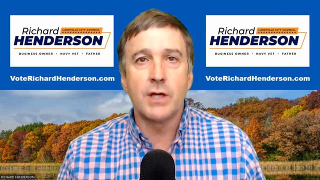 Richard Henderson Introduction Lakeville City Council Candidate смотреть онлайн