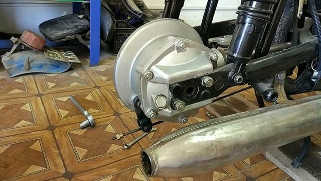 Регулировка тормозов мотоцикла Урал