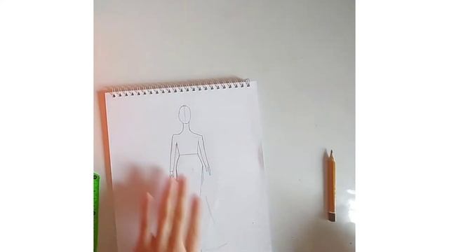 How to draw beautiful ? "FASHION ILLUSTRATION DRESS"??/Как нарисовать "ЭСКИЗ ОДЕЖДЫ"??? смотреть онлайн