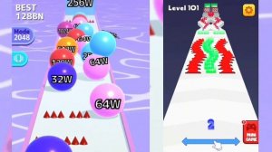 {[ 8192AN ]} Ball Run 2048 INFINITY ♾ MODE  vs Merge Number Run Master iOS / Android gameplay