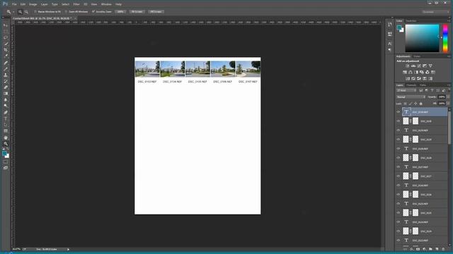 How to make a Photo Contact Sheet - Adobe Bridge & Photoshop CC 2014 смотреть онлайн