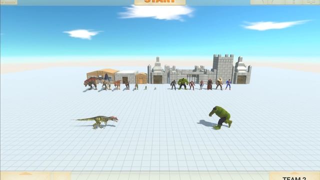 Marvel vs Dinosaurs #1 - Animal Revolt Battle Simulator смотреть онлайн