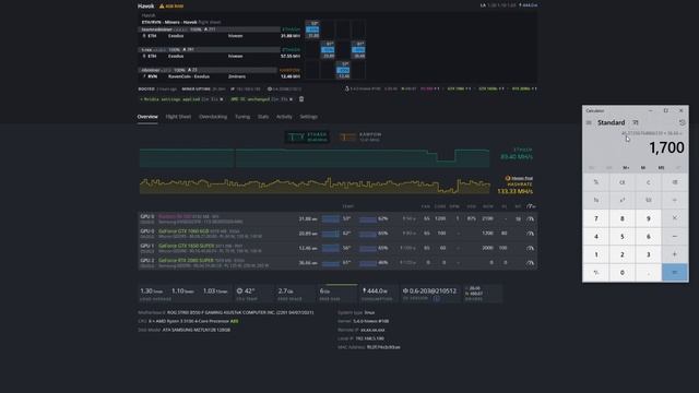 RTX 2080 Super Mining Hashrate Testing & OverClock Settings смотреть онлайн