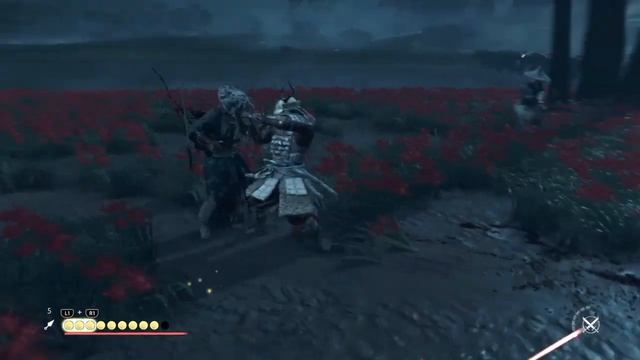White Samurai Swordplay (Ghost of Tsushima) смотреть онлайн