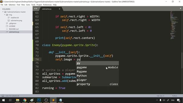 Python PyGame : เขียนเกมส์ ด้วย Python EP.2 смотреть онлайн