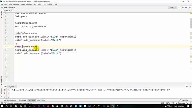 Tkinter Python GUI Tutorial For Beginners - Creating Menus with Tkinter смотреть онлайн