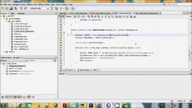 Pemrograman Internet Aplikasi Chatting Client Server Sockets GUI смотреть онлайн
