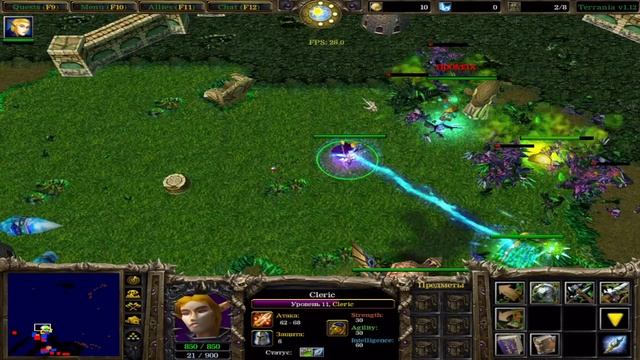 НАМ РВУТ ЧЁРНЫЙ ВХОД... прикольная хиро деф карта в варкрафте 3 смотреть онлайн