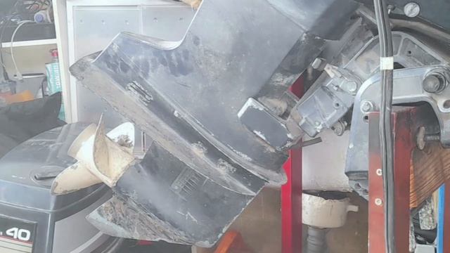 YAMAHA 40 HEO 6H4 Szerviz (service Water Pump Impeller Replacement)