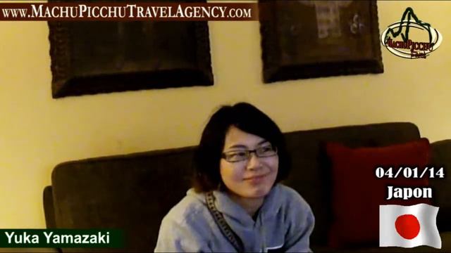 Yuka Yamazaki - Japones tourist with Travel and Tourism agency "Machu Picchu Travel" смотреть онлайн