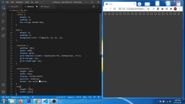 Cool Grid Glow Hover Effect Using HTML CSS and Javascript || HTML, CSS and JAVASCRIPT tutorial смотреть онлайн