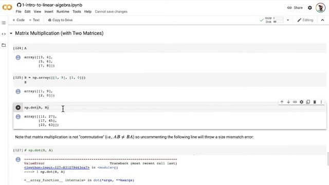 Matrix Multiplication — Topic 19 of Machine Learning Foundations смотреть онлайн