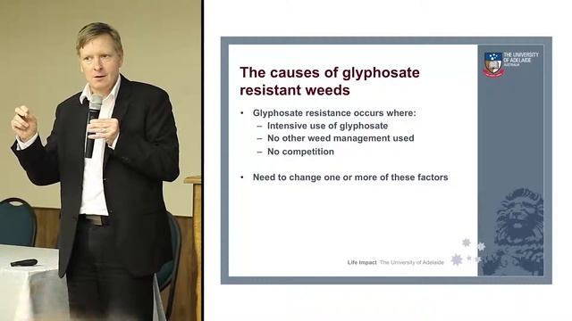 Managing Glyphosate Resistant Weeds in Australia - Prof. Christopher Preston смотреть онлайн