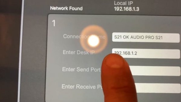 Como controlar la mixer con un iPad