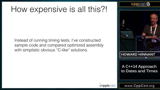 CppCon 2015: Howard Hinnant “A C++14 approach to dates and times" смотреть онлайн