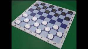 обучение игры в шашки №1