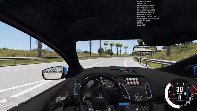 BeamNG.Drive Driving with Ford Focus RS - Logitech G29 смотреть онлайн