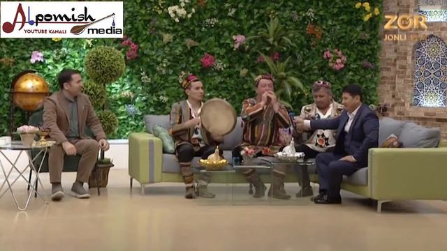 O'KTAM HAKIMOV & " BOYSUN" FOLKLOR ANSAMBLI.ZO'R TVDA "ERTALABDAN SALOM" MEHMONI смотреть онлайн