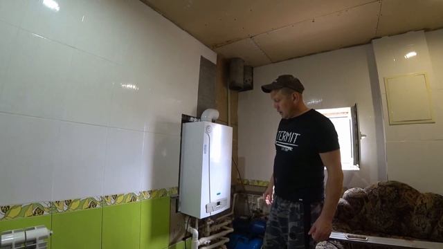 Установка Газового Котла Baxi Eco Four 24 F Своими РУКАМИ!!!Теперь ЗИМОЙ не пропадём!!! смотреть онлайн